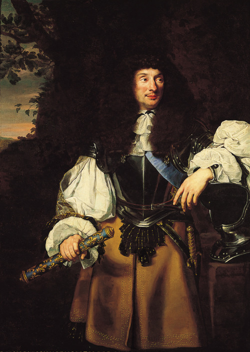history-of-fashion:after 1688 Pierre Mignard - Portrait of a Marshal of France, probably François‑He