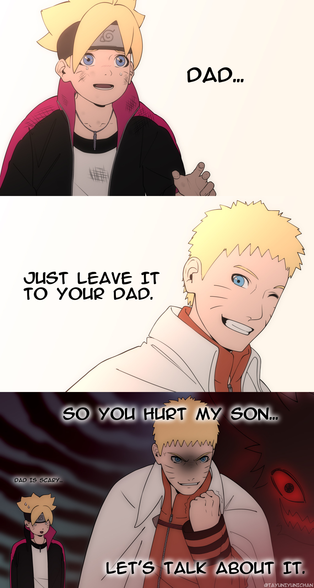 𝓣𝓪𝔂𝓾 — i don't often draw a grown-up boruto. it was