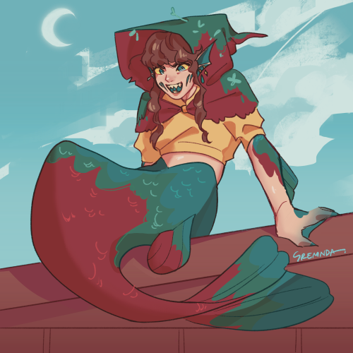 WHAT'S THIS?! Salmon Pearlo?!!! She's Just Chilling Building Her Starter Base While Rest Of The Server