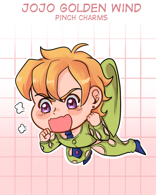 [RBs are very appreciated ] Passione gang chibi pinch charms will be going up on my Etsy shop by the