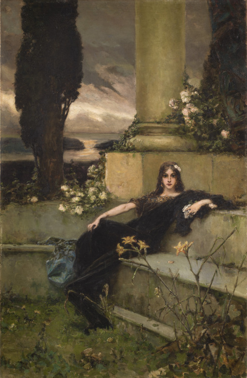 monsieurleprince:Vasily Kotarbinsky (1849 - 1921) - Evening reverie