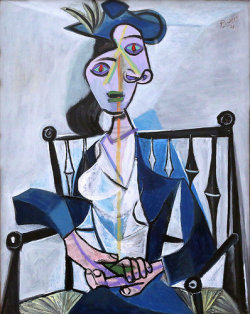art-centric:  Pablo Picasso. 1881-1973 Seated