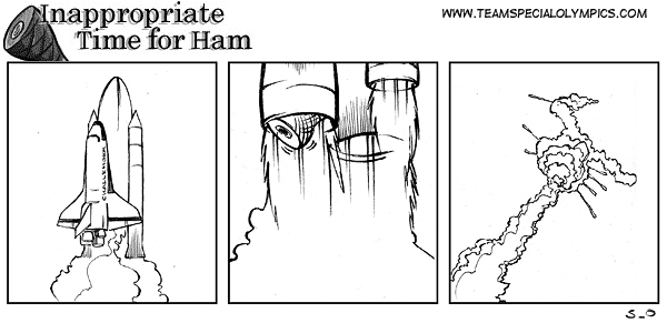gentlemanotter:Reminder that Andrew Hussie did a webcomic called “Inappropriate Time For Ham” and it