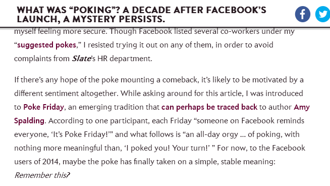 amyspalding:
“ Yes, I started a movement, and Slate recognizes it!
”
This is the best. Everyone keep evangelizing Poke Friday out on the streets, this is the year we come through