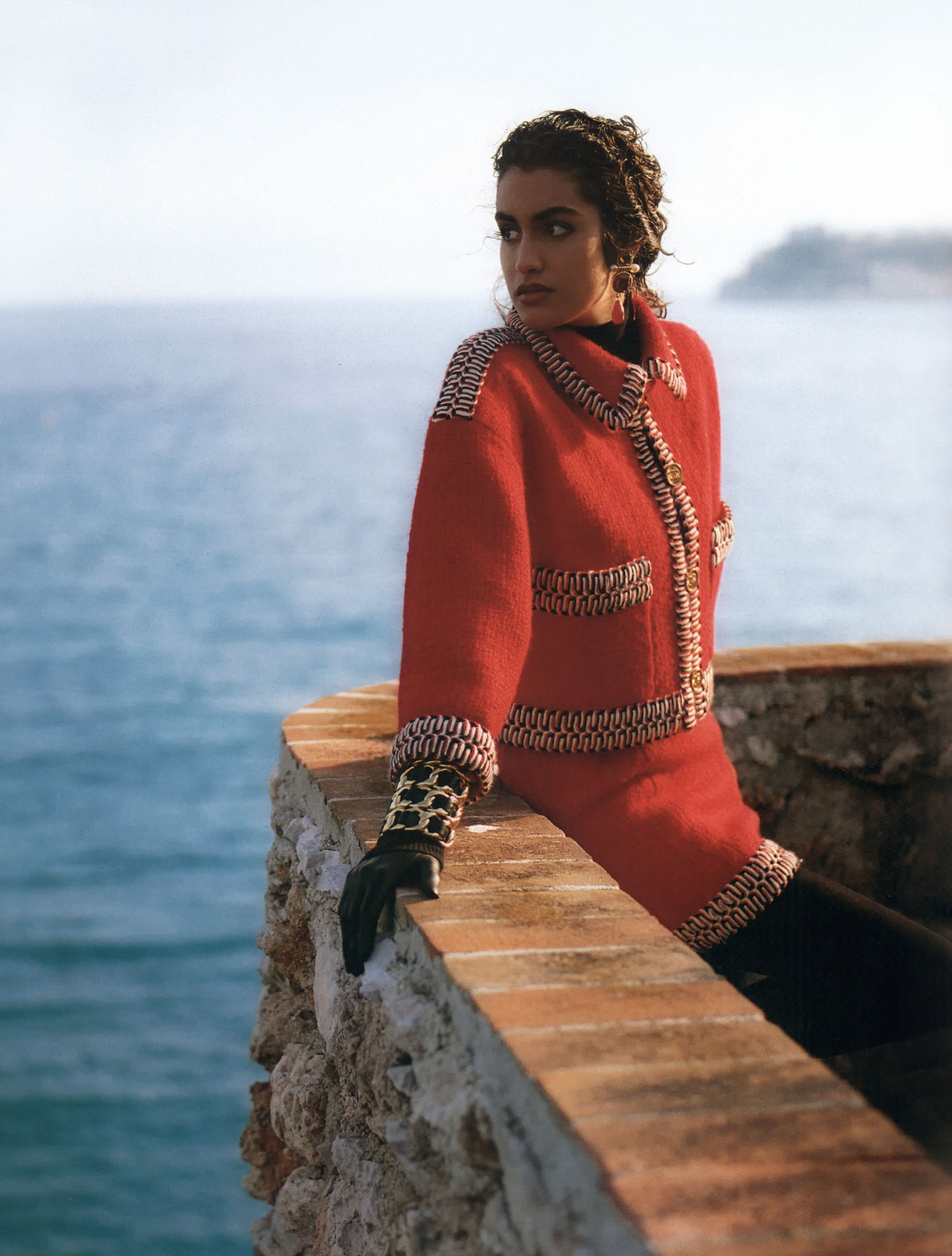 miss-vanilla:Yasmeen Ghauri photographed by Karl Lagerfeld for CHANEL Autumn/Winter