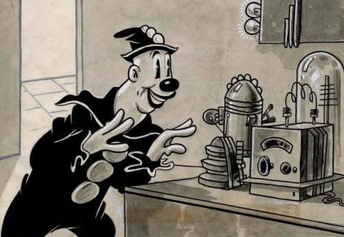 magictransistor:Max Fleischer. Koko the Clown, Koko the Space Kop. 1922. 