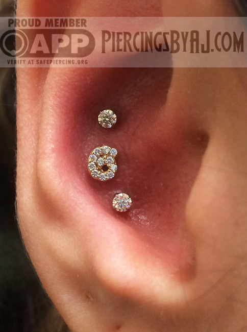 Conch piercing