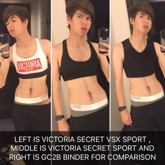 compression sports bra ftm