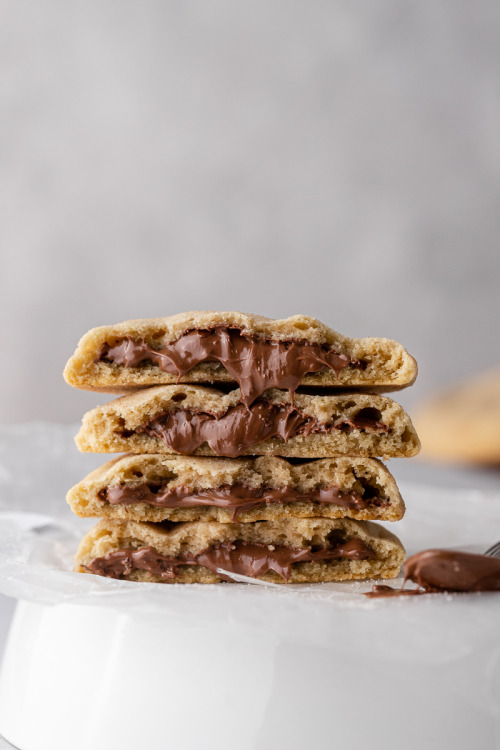 sweetoothgirl: Hazelnut Churro Cookies 