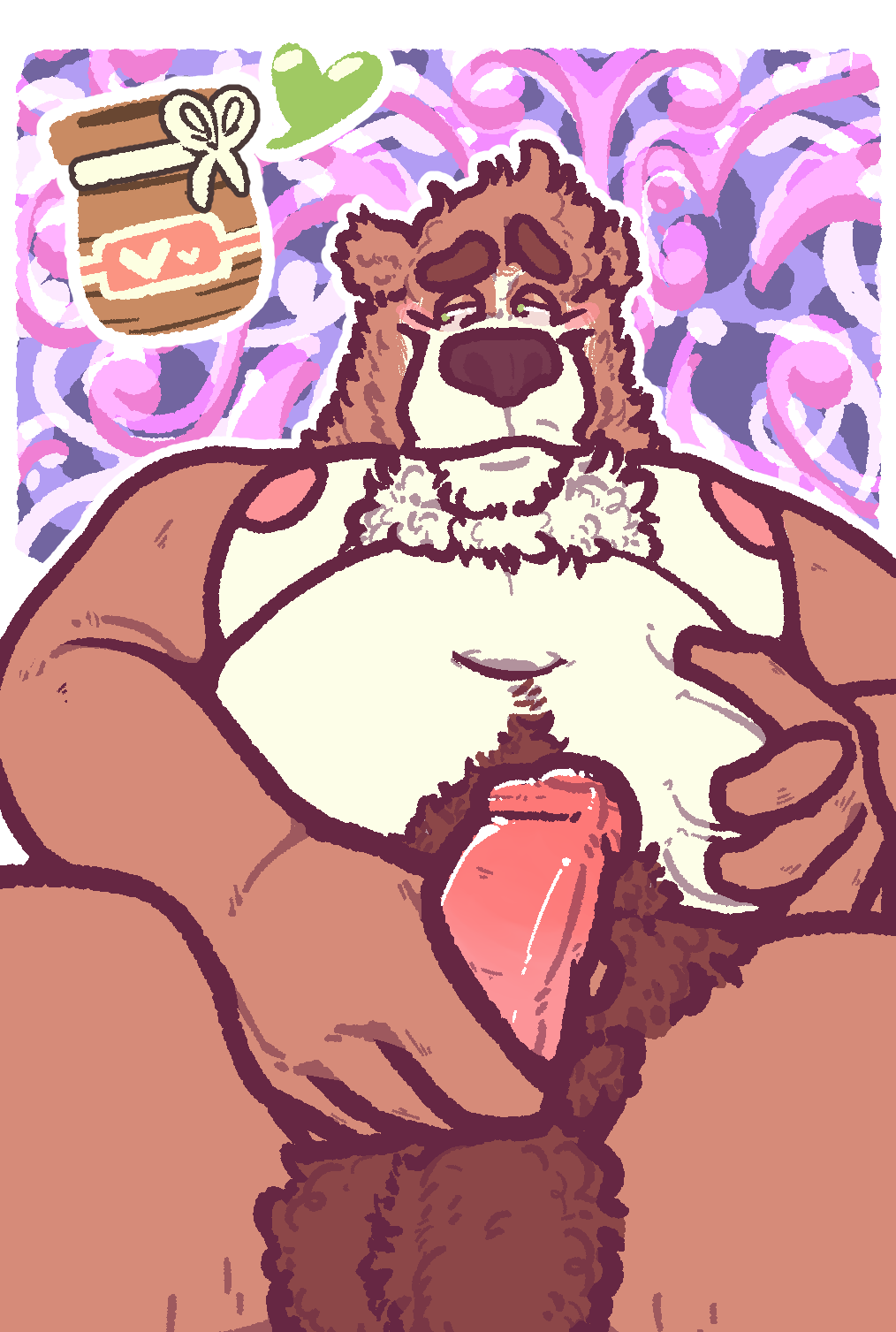 bleatingbico:  Shy beaws are best beaws &lt;3 Comissioned by LazyPierrot! ( http://lazypierrot.tumblr.com/