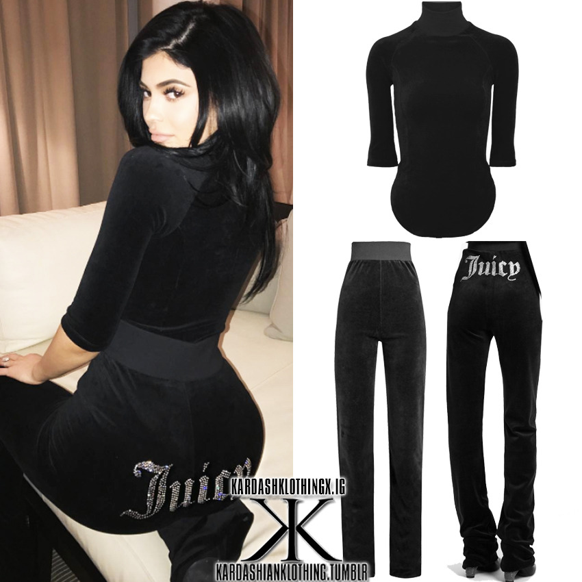 Kylie Jenner Just Wore the 2017 Version of the Juicy Couture Tracksuit