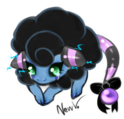 newvagabond:  I’m a narcoleptic mess right now so here is me as a Mareep. @_@ 
