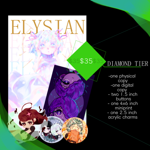 elysianzine: | PRE-ORDERS ARE NOW OPEN! | Elysian: A Land of the Lustrous zine is a perfect bound, 5
