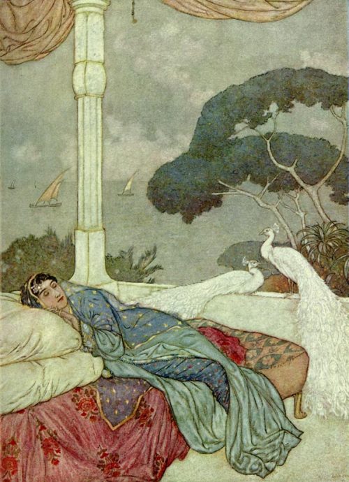 edmund-dulac: Vision, The Rubaiyat of Omar Khayyam, Edmund Dulac