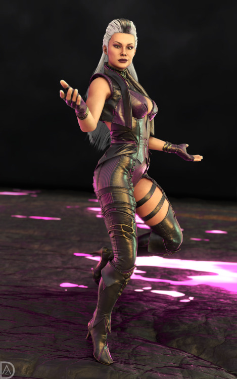 Sindel render to go along with Kitana and Mileena, now the women in the family are complete.