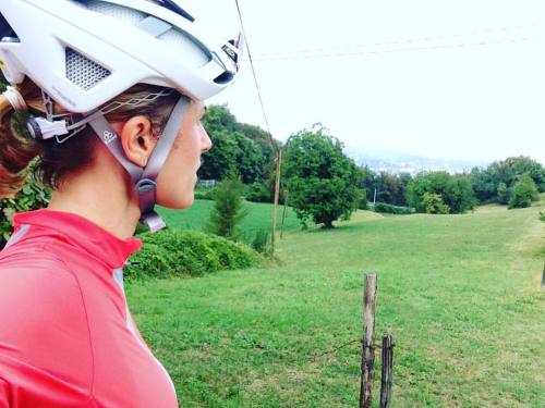 elenamartinello: Looking to my city from the top of the hill! #RideLikeAGirl #enjoyeverymile #girlpo