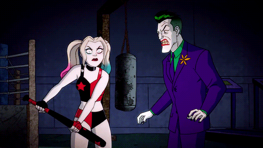 Daily TV and Film Gifs — dcmultiverse: Harley and Joker in Harley Quinn...
