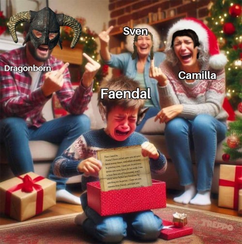 Faendal Wasn't Too Surprised When He Found Out Sven Wrote A Fake Letter Too.