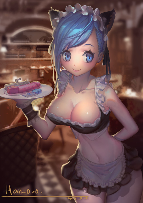 nocatgirlsnsfw:  No Catgirls Here NSFW Artist: Han-0v0