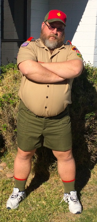 j-mobear: Scoutmaster Sunday #1… :) The scout master I always wanted