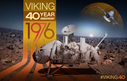 NASA&rsquo;s Mars Viking 1 and Viking 2 mission: 40th Anniversary Artwork