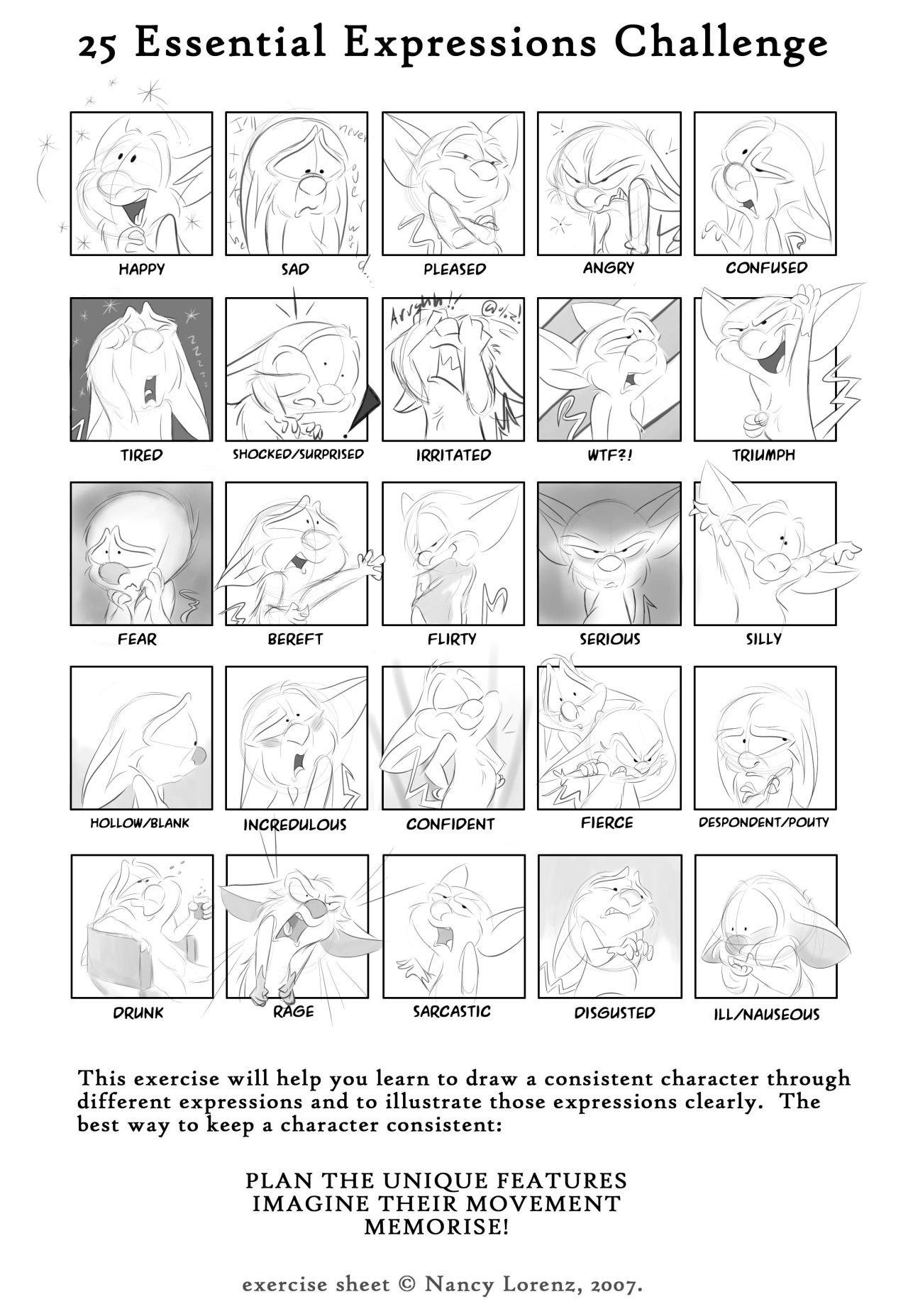 - Brain Expression Sheet - Sheet creator: Nancy Lorenz Shout out to @whaliiwatching​, who took a crack at this here and 