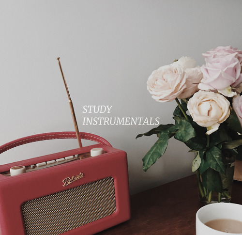 stillstudies:  study instrumentals: for those of us that have trouble focusing to music- strictly in