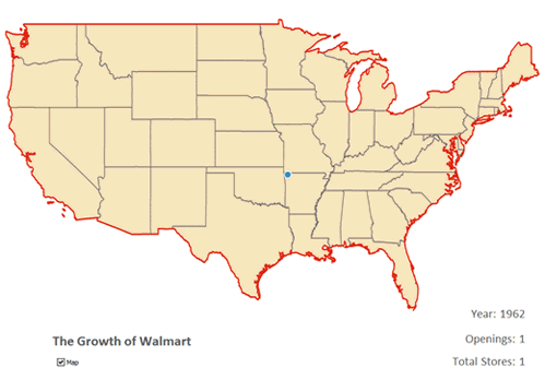 onlylolgifs:  Growth of Walmart in USA