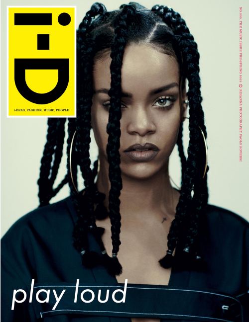 i-donline:Rihanna rocks the cover of i-D’s music issue! Peek insi-De the issue before it hits 