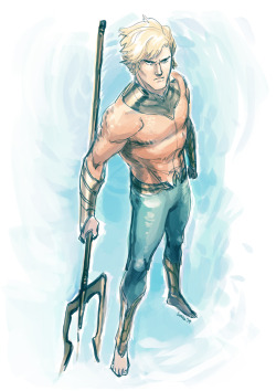 sottapop:  Just doodling some Aquaman. He