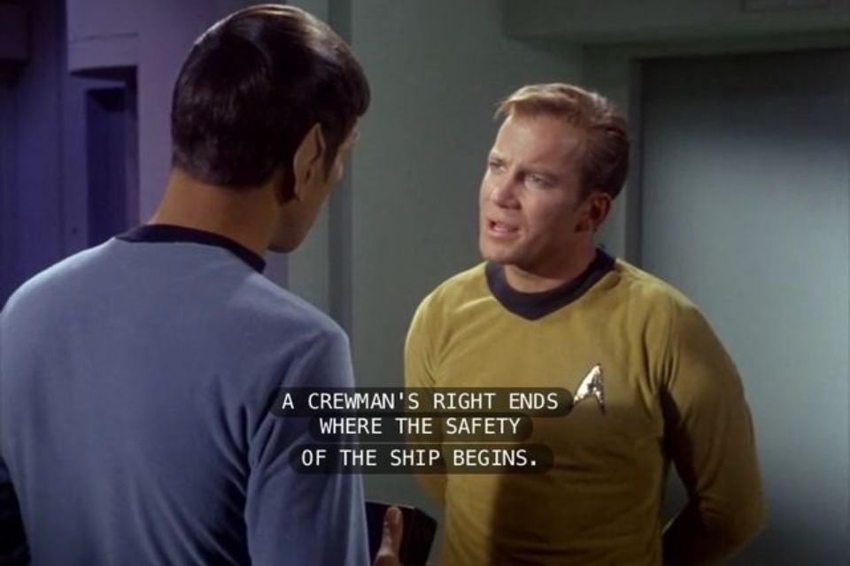 gunrunnersarsenal:  weirdtrek:  You bitch.  fukkin’ vulcanette…  Spock ftw. X3