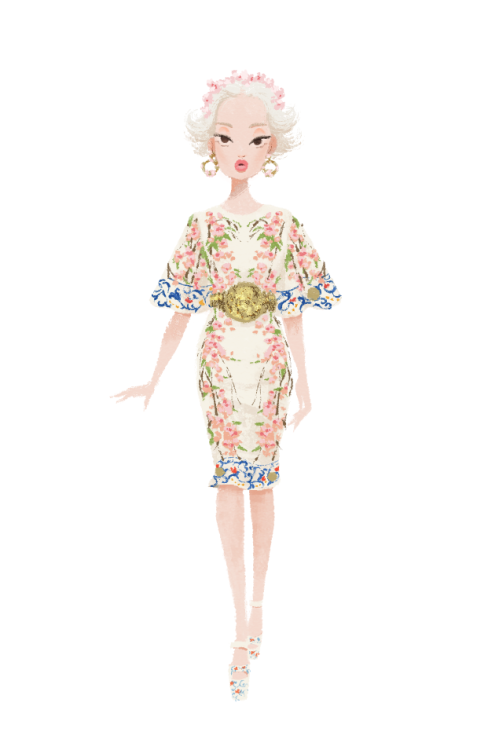 eastwoodwong:Dolce & Gabbana spring 2014!