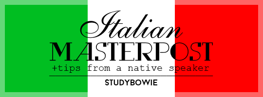 emily84:  studybowie:  Buonasera! (Good evening)Or should I say “Buon giorno”