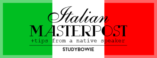 studybowie:Buonasera! (Good evening)Or should I say “Buon giorno” (Good morning)? Or maybe “Buon pom