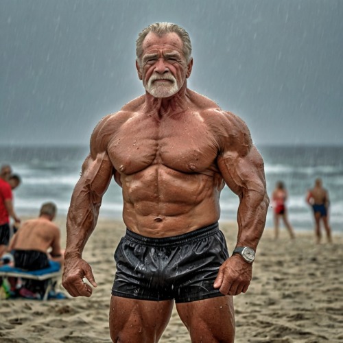 Day At The Beach With Grandpa
