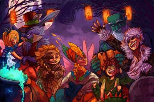 thedustyleaves: HAPPY BELATED HALLOWEN!!! It’s been forever since I’ve made a piece like