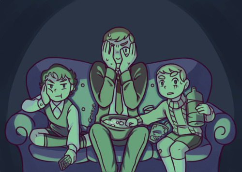 gorryb:Horror movie night.