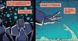 zzxid: Slug being a Dad to Trypticon’s baby army in OP #23 and OP #24. Plus 3 random panels from differnt issues for Slug and Tryp’s odd friendship. 