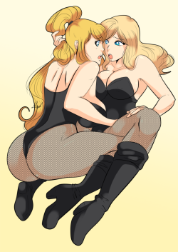 [C] Black Canary x Samus by lufidelis 