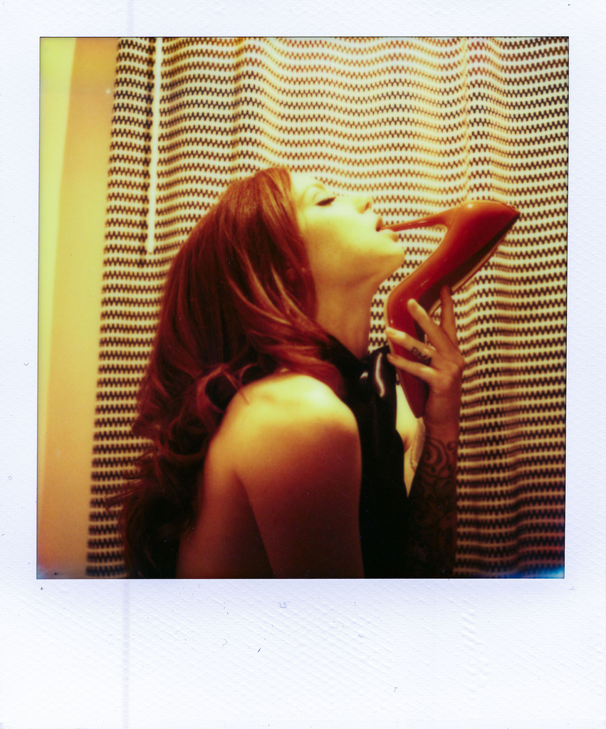 derekwoodsphotography:  Hattie Watson. LA. 2013. Polaroid 1153. (Styled by: Julie,