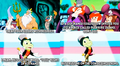 dreamofserenity626:  mickeyandcompany:  mickeyandcompany:  Jiminy Cricket gives some advices in the 8th episode of House of Mouse, first aired on March 10, 2001. (x)  This was first aired 10 years ago today omg     LOOK AT BEASTS FACE I CRY!!! 