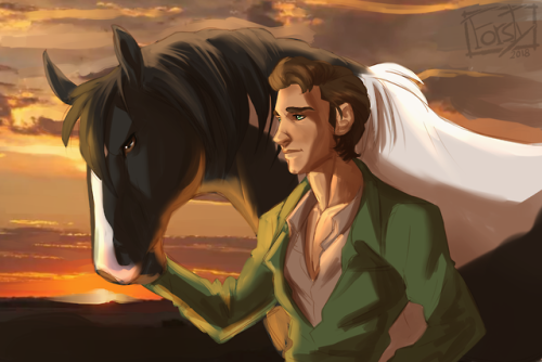 burymeinwillow: my one favorite boy and his horse