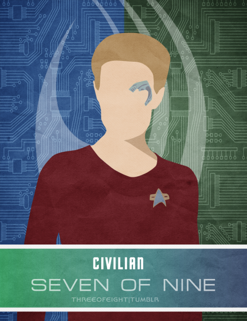 threeofeight:Sometimes I get bored? It was just Janeway and Seven based on the w13: tng ones and the