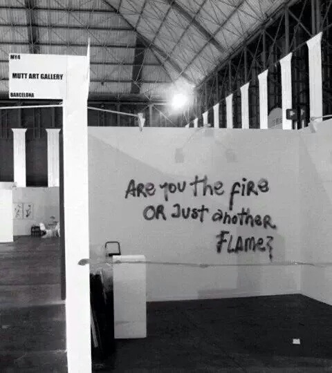 waitingtobefoundxx:  Emotions meet words, words meet street art.