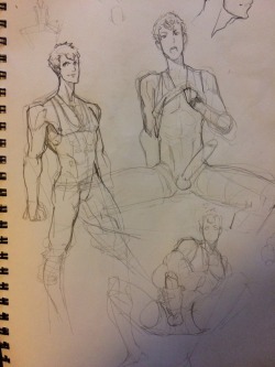 kd-baras:  Ryuji sketches  I wonder how I’ll end up drawing him since he’s pretty skinny in the game So maybe I’ll find some good mix between that his muscular