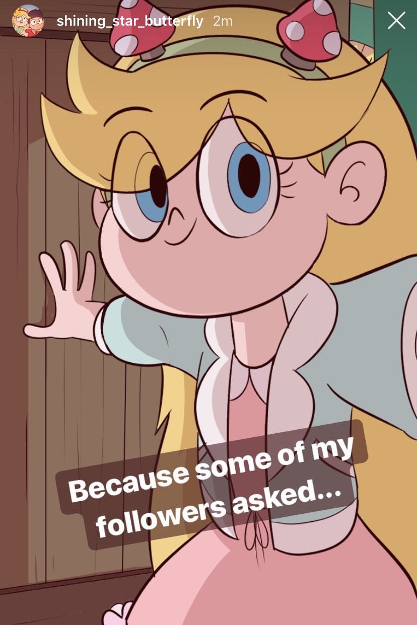 Porn photo Star Butterfly’s IG stories archive