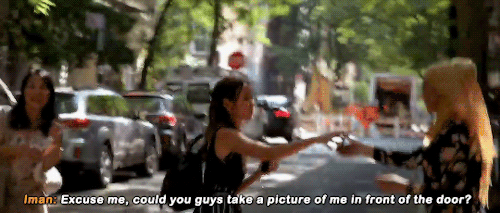 Iman Touristing In New York Being Recognized By Fans Of The Tv Show And Global Success Skam.