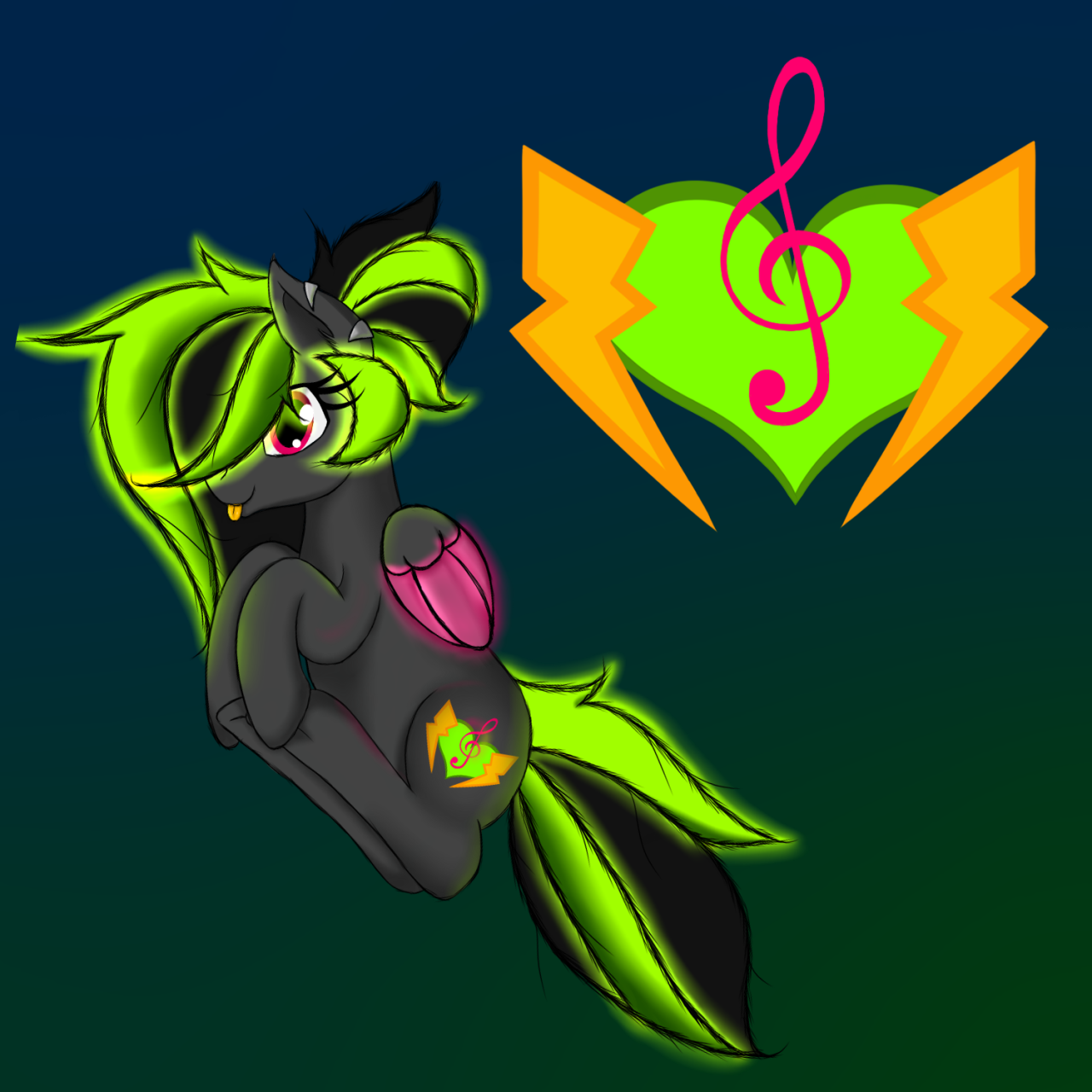 ElectroBeats makes best glowstick~ owo   (I hope you enjoy! I had alot of fun making