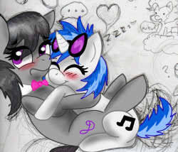 twilightsprinkle:  Huggles! by ~WolfGrrrl22