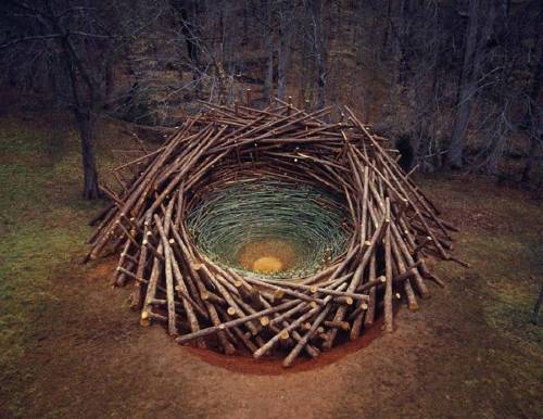 01030104: culturenlifestyle: Land Art Installations Aesthetically Disrupt The Natural Scene German p